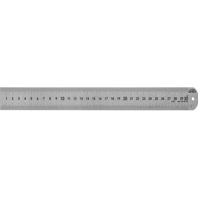 Kinex Стоманена тънка линийка KINEX - 1000 mm, лазерно маркиране (KIN1023-05-100)