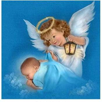 Norimpex - Puzzle Diamant painting: Angel with baby 30x40cm - 1 - 39 piese