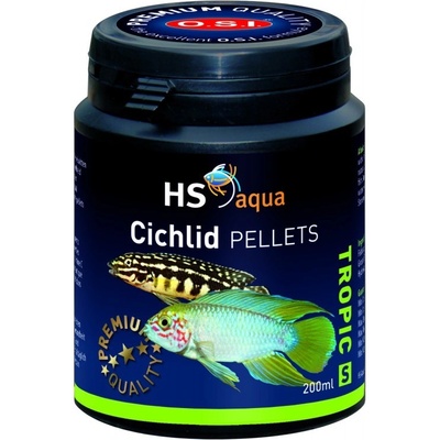 O.S.I. Cichlid pelety S 200 ml