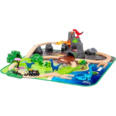 Brio World Dinosaur Deluxe Set, dráha
