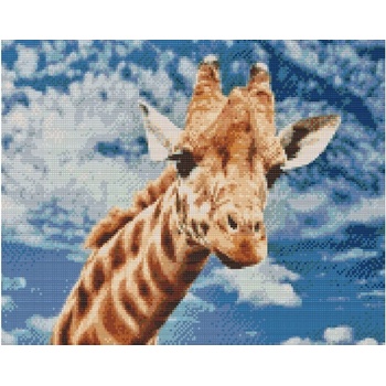 Vymalujsisam Maľovanie podľa čísiel Zvedavá žirafa