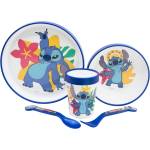 Stor Комплект за хранене с неплъзгаща основа Stor - Stitch, 5 части (75085)