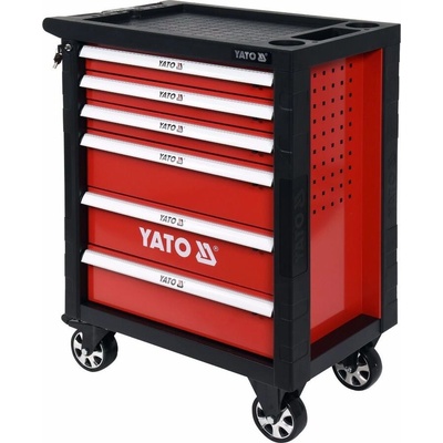 TOYA Количка за инструменти yato 6 чекмеджета с 177 части (yt 55300)