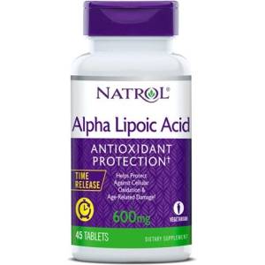 Natrol Алфа липоева киселина - Антиоксидант - 600mg | Natrol (1542-2933)