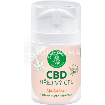 Zelená Země CBD konopný hrejivý gél 50 g