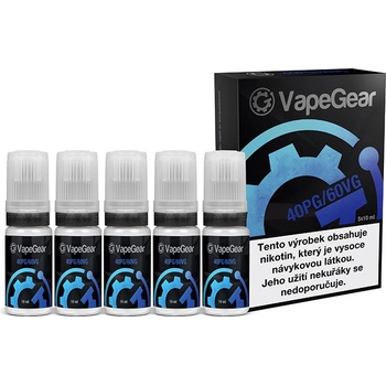 VapeGear nikotínová báza PG40/VG60 6mg 5x10ml