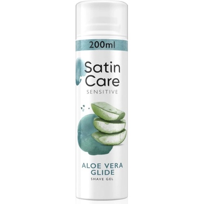 Gillette Satin Care гел за бръснене за жени Aloe Vera 200ml