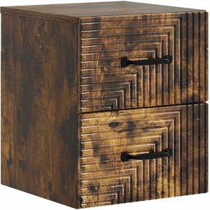 vidaXL Спален шкаф с монтаж на стена Опушен дъб 34, 5 x 33 x 40 см (898645)