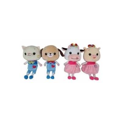 SUN-DAY Mascot Animals 30cm 4 designs 163745 SUN-DAY mix price for 1 piece