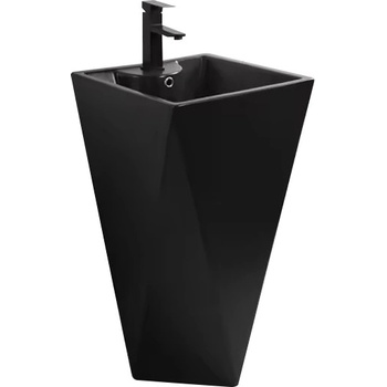 Mexen Ida подова мивка 47 x 47 см, черен мат - 26114670 (26114670)