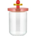 Alessi Кухненски буркан за съхранение 100 COLLECTION, 1л, розов, стъкло, Alessi (ALES161002)