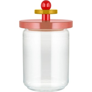 Alessi Кухненски буркан за съхранение 100 COLLECTION, 1л, розов, стъкло, Alessi (ALES161002)