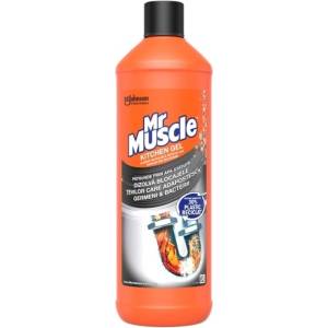 Mr. Muscle Течен гел, Кухня, препарат за канал, 1л (5000204199604)