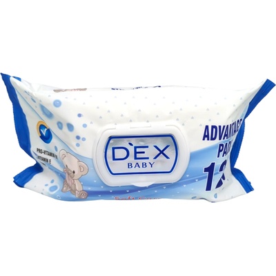 DEX бебешки мокри кърпи, 120 броя, 530гр, Soft Care