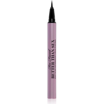 Too Faced Better Than Sex Easy Glide Waterproof Liquid Eyeliner dlhotrvajúci očné linky vo fixe Black 6 ml