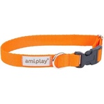 amiplay collar SAMBA - нашийник за куче - ОРАНЖЕВ, размер L - 35-50 х 2 см - Полша - 278479