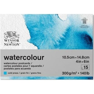 Blok WINSOR & NEWTON Watercolour Pad A6, 15 listů