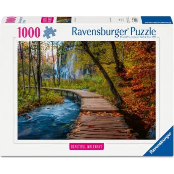 Ravensburger Пъзел Ravensburger от 1000 части - Есенна горска пътека (12001764)