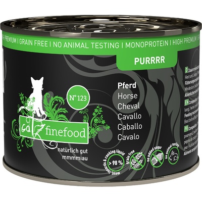 Catz finefood Purr No.123 s koňským mäsom 200 g
