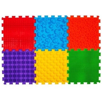 Ortek Масажна ортопедична подложка Пъзел "Морска" 6 елемента