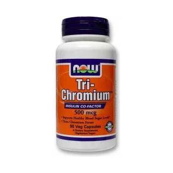 NOW Хранителна добавка - Tri - Chromium 500 mcg + Cinnamon - 90 капсули - NOW FOODS, NF1428