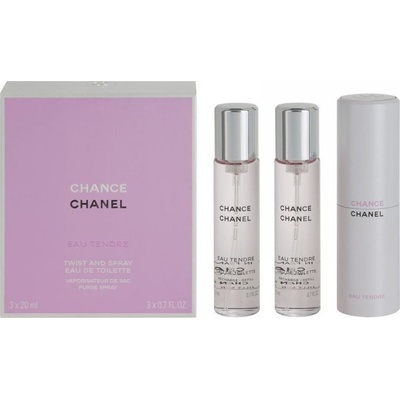 Chanel Chance Eau Tendre Twist and Spray toaletná voda dámska 3 x 20 ml