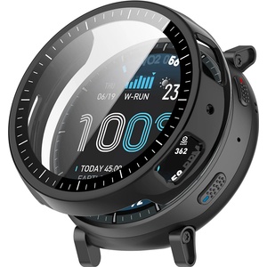Techsuit Калъф с протектор за Amazfit Active Max - Defense360 Pro - Techsuit - Черен