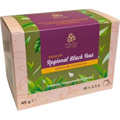 Healing Nature Regional Black Teas 18 sáčků