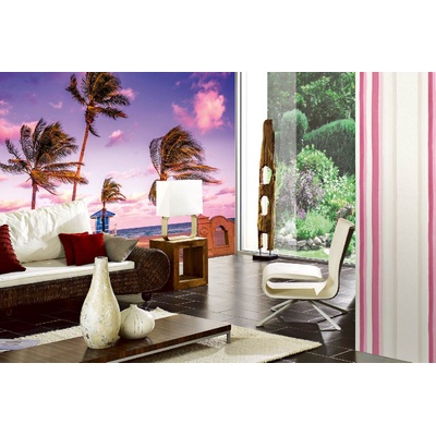 DIMEX ART Самозалепваща се флизелинова фототапета плаж холивуд 375 x 250 см