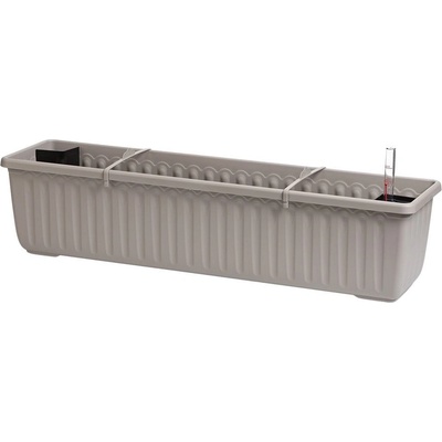Plastia kvetináč samozavlažovací Siesta LUX - taupe 80 cm
