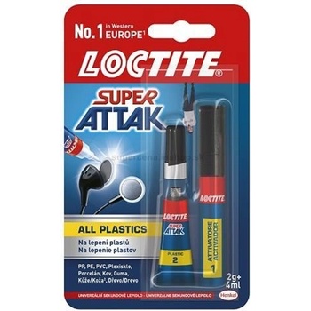 LOCTITE Super Attak All Plastics 2+4g