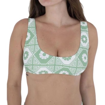 Hurley Mikonos Crop bikini top - Green (Mineral Green)