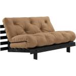 Karup Design Кафяв разтегателен диван 140 cm Roots Black Night - Karup Design (123402755140)