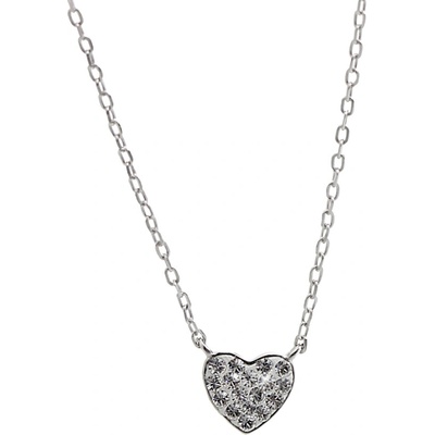 JSB čirý se Swarovski elements srdce krystal 14641
