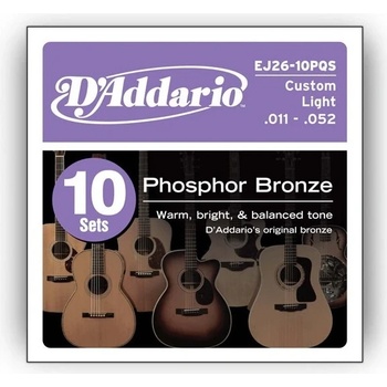 D'addario EJ26 10P