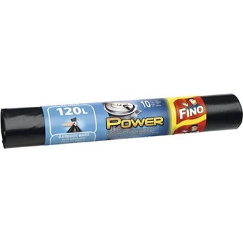 Fino Vrecia zaväzovacie Power 120l 40 µm 10 ks čierne