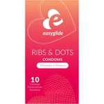 EasyGlide - презервативи с точки и релеф - 10 броя - desirel