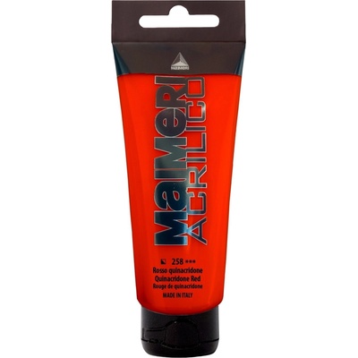 Maimeri Acrilico АКРИЛНА боя Quinacridone Red 258 200 ml 1 бр (M0924258)