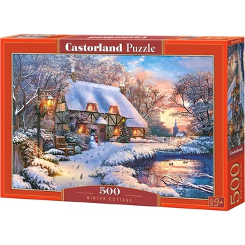 Castorland Пъзел Castorland от 500 части - Зимна вила, Доминик Дейвисън (B-53278)