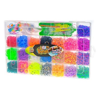 LOOM BANDS BAREVNÉ NÁRAMKY GUMIČKY MAXI SADA