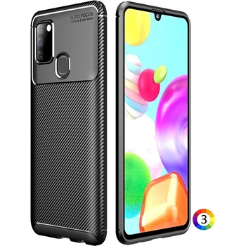 Image 1 of Samsung Galaxy A21s Удароустойчив Carbon Fiber Калъф и Протектор