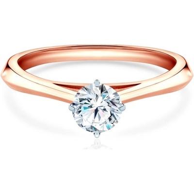 Savicki Zásnubný prsteň The Light dvojfarebné zlato diamant DL R2 4 RB