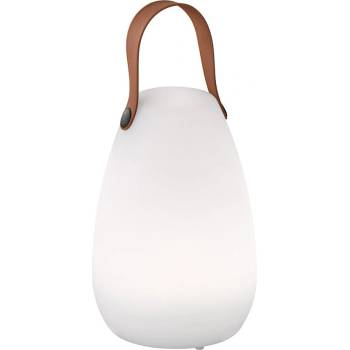 Fischer & Honsel LED настолна лампа в бяло и кафяво (височина 20 см) Ruby - Fischer & Honsel (850142)
