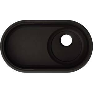 BLANCO Oovalon 700 U - Гранитна мивка, 76x43 см, черна 527989 (527989) Мивка за вграждане