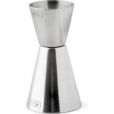 Dvojitá odměrka, nerez, 20 ml, 40 ml - WEIS