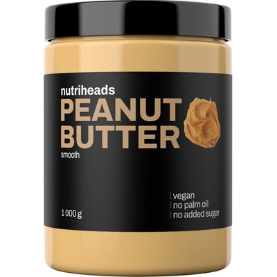 NUTRIHEADS Arašidové maslo jemné 1 x 1000 g