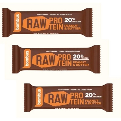 Bombus Raw Protein Bar 3 x 50 g