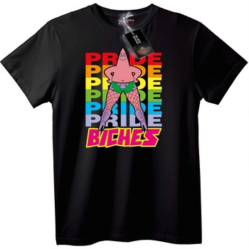 NOONEBRAND Тениска Patrick Pride Biches - S, Black