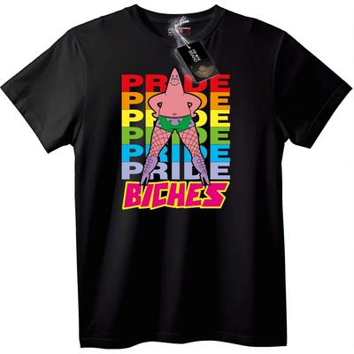 NOONEBRAND Тениска Patrick Pride Biches - S, Black