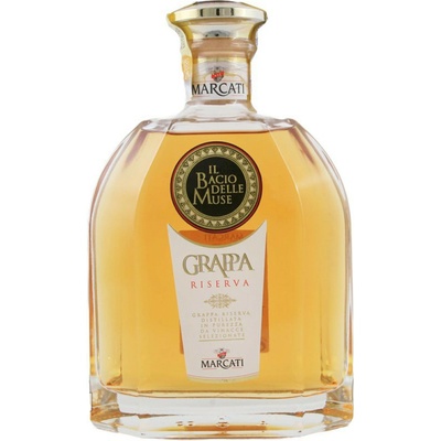 GRAPPA MARCATI RISERVA BACIO DELLE MUSE 40% 0,7 l (čistá fľaša)